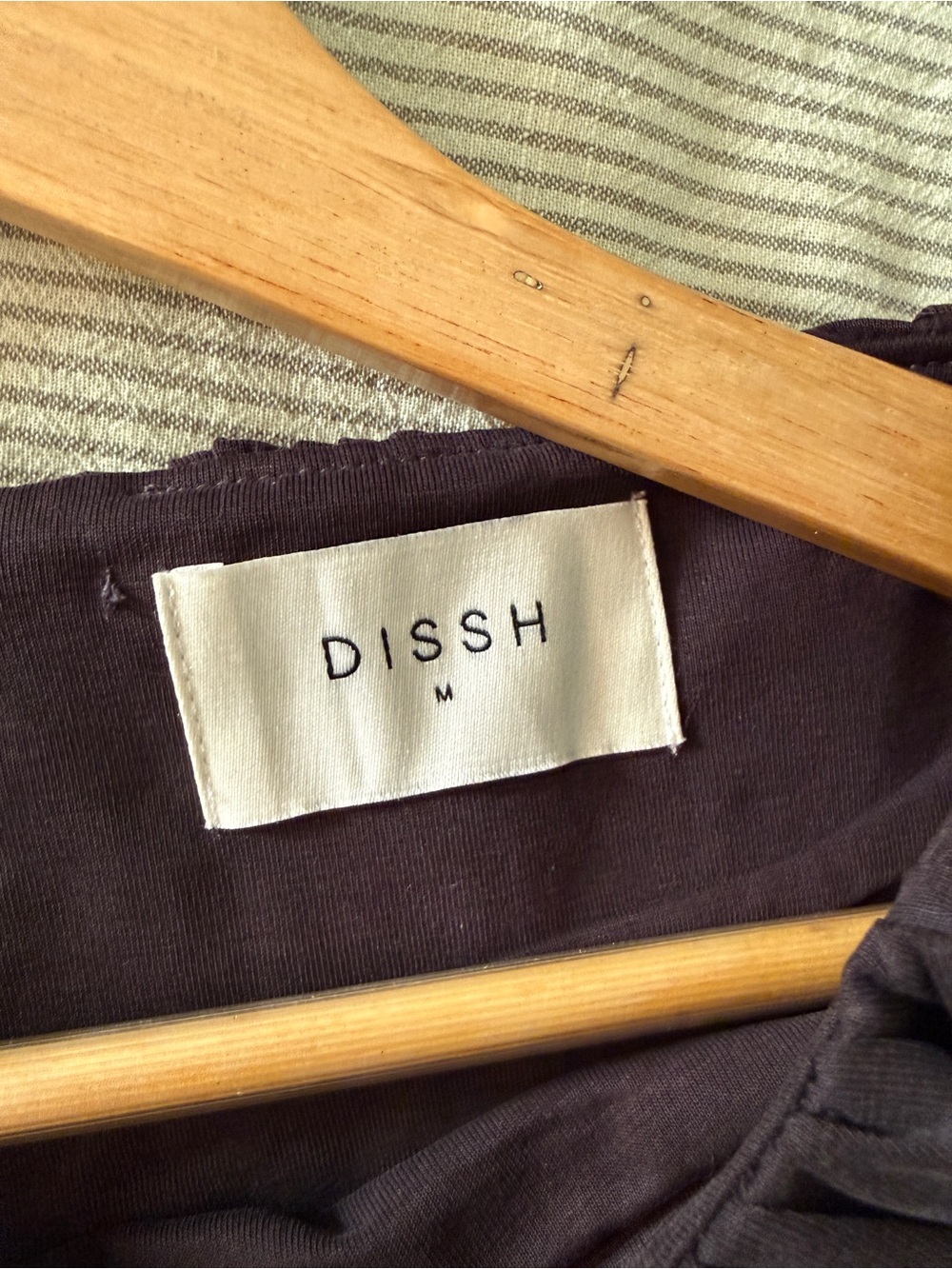 DISSH Ava modal blend top in chocolate brown - Picture 3 of 6